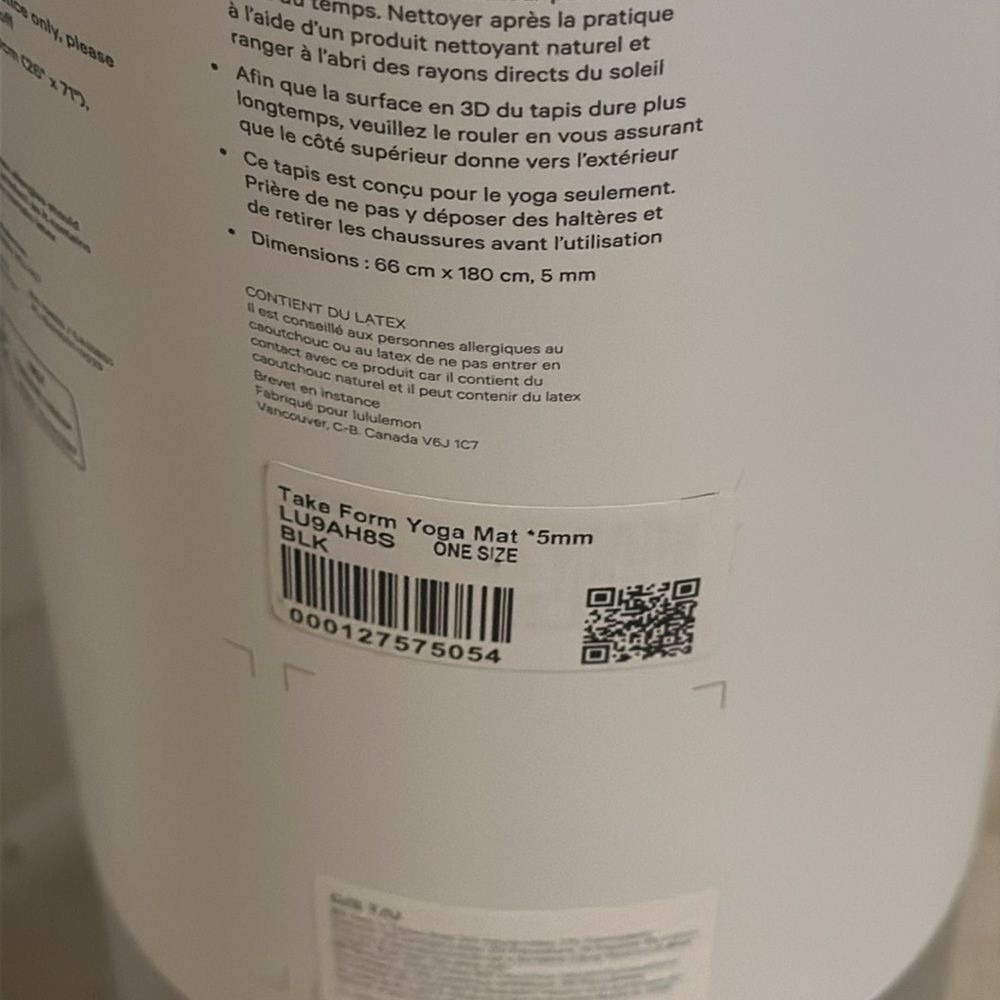 Lululemon Take Form Yoga Mat 5mm Made With FSC Certified Rubber NWT - Picture 4 of 6